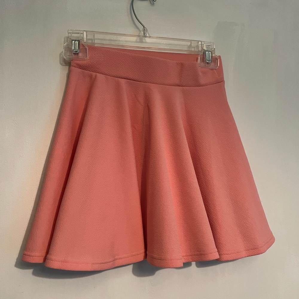 Cute pink salmon skirt XS